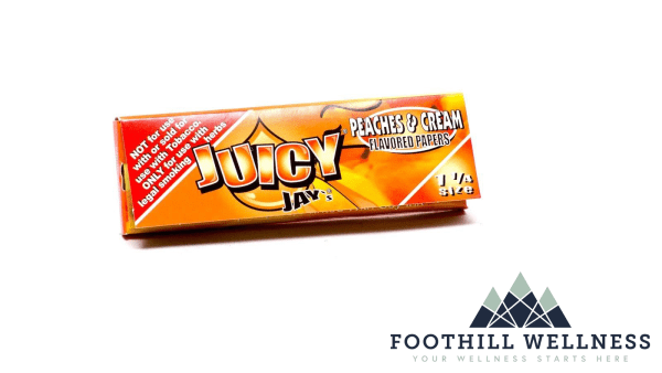 Juicy Jay's - Rolling Papers - Peaches & Cream 1-1/4"