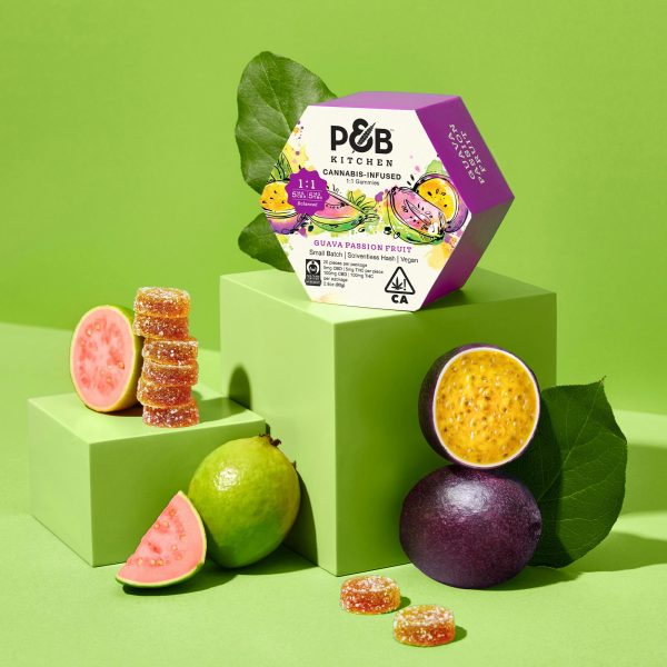 Papa & Barkley - Guava Passion Fruit 1:1 Solventless Hash Gummies 100mg - Image 2