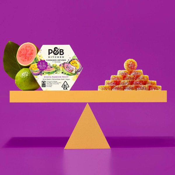 Papa & Barkley - Guava Passion Fruit 1:1 Solventless Hash Gummies 100mg - Image 4