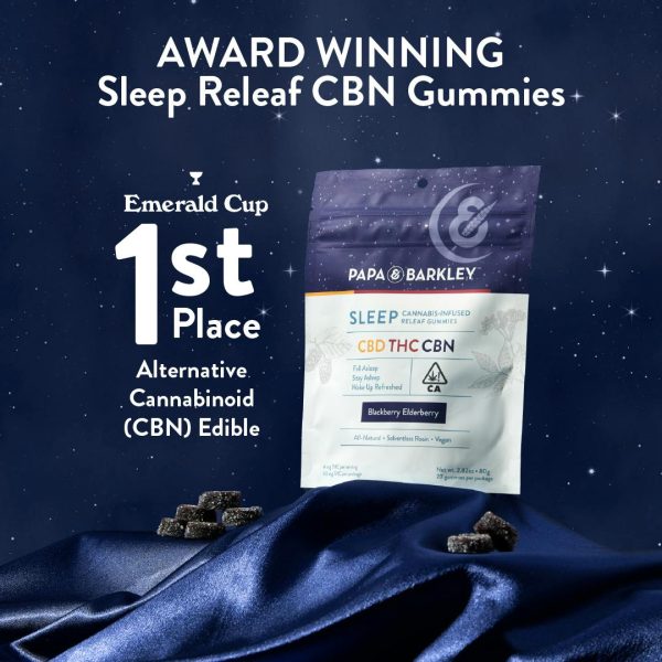 Papa & barkley - Blackberry Elderberry Sleep Releaf CBN Gummies - Image 2