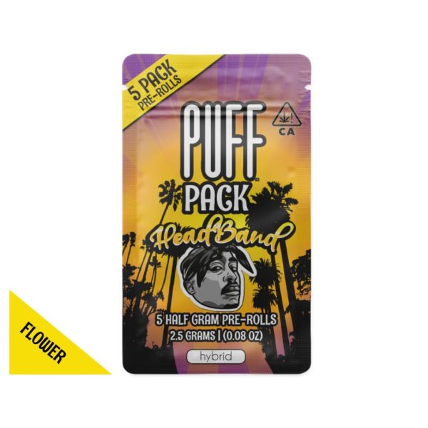 PUFF - Pre Roll - Headband/Rainbow - 5 Pack - (H) 2.5g - Image 2