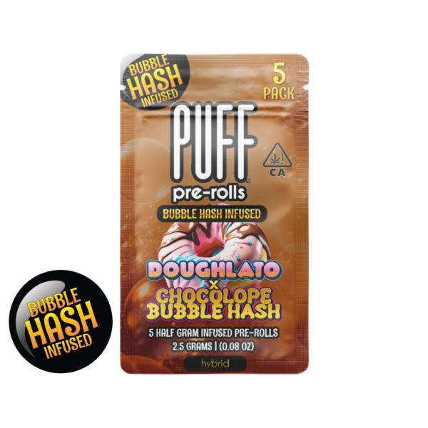 Puff - Doughlato x Chocolope - Hash Infused- 5 Pack - (H) 2.5g