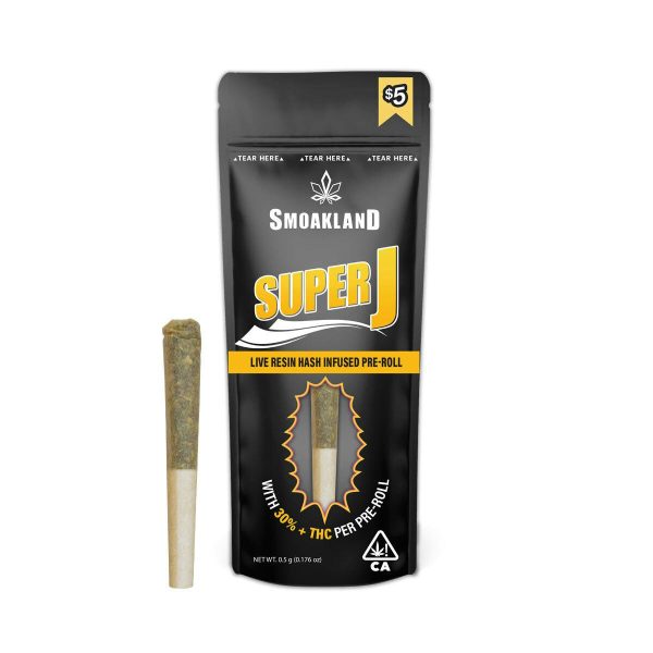 Smoakland - Infused Pre-Roll - Super J - Blueberry Acai (S) 0.5g