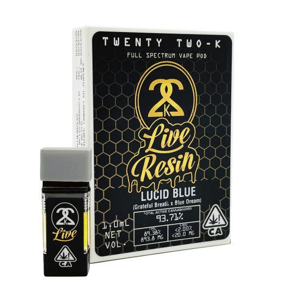 22K - Tank - Live Resin - Lucid Blue (S/H) 1g