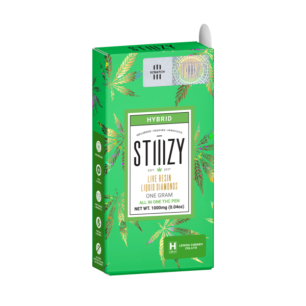 STIIIZY - Lemon Cherry Gelato - Disposable - Liquid Diamonds - (H) 1g - Image 2