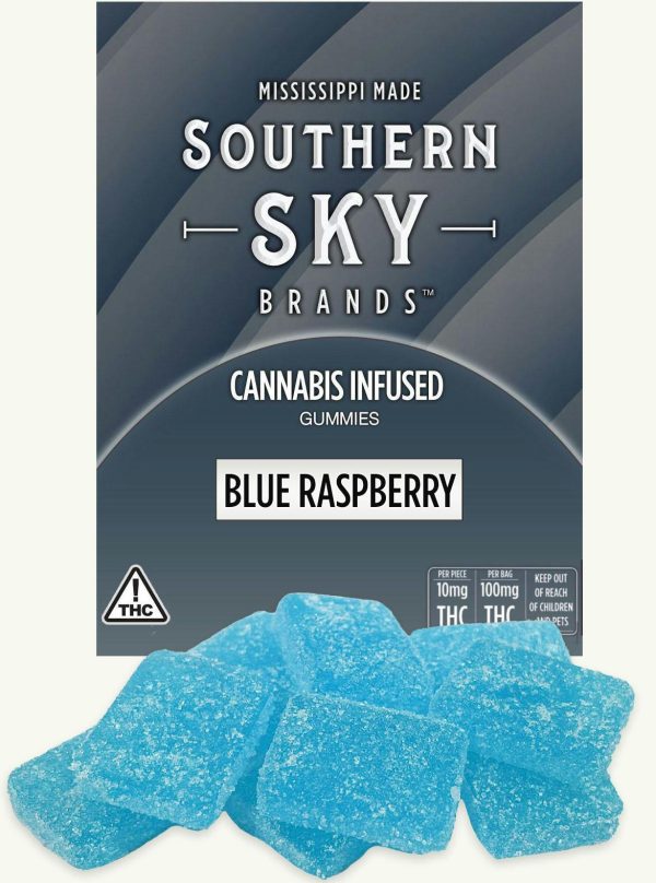 MAS - Blue Raspberry Gummies - (H) 100mg