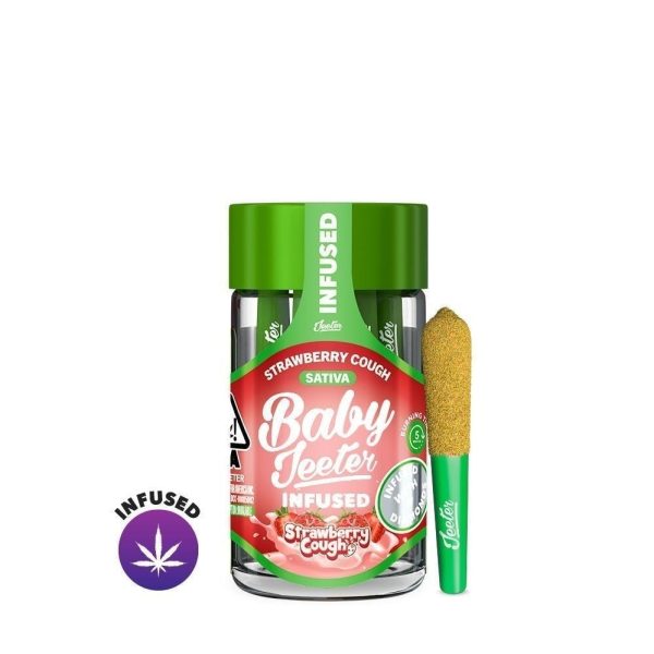 Baby Jeeter - Infused preroll - Strawberry Cough - 2.5g (S) - Image 2