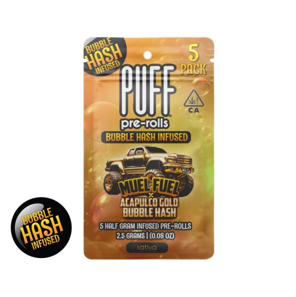 PUFF - Hash Infused - Mule Fuel x Acapulco Gold - 5pk - (S) 2.5g