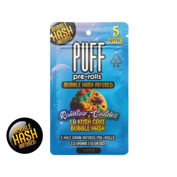 Puff - Hash Infused - Rainbow Cookies x LA Kush Cake - 5Pk - (H) 2.5g