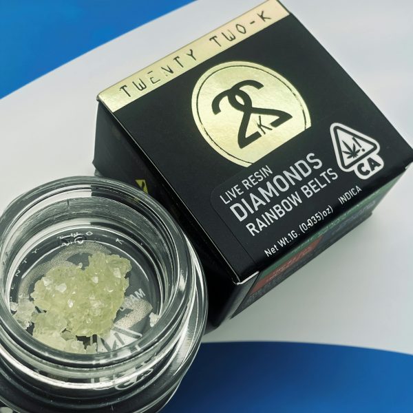 22K - Rainbow Belts - Live Resin Diamonds - (I) 1G - Image 3