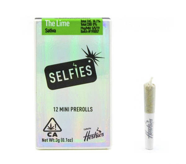 SELFIES - Preroll - The Lime - 12 Pack - (S) 3g