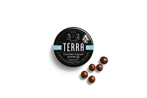 Kiva - Terra Bites - Milk & Cookies 5:2 CBN Bites 100mg