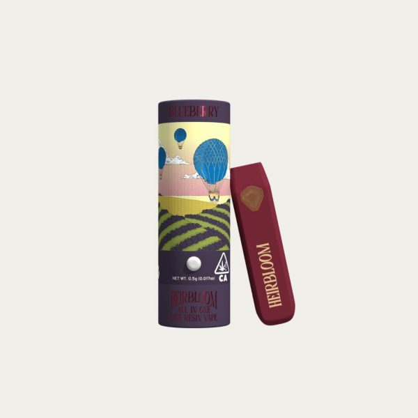 Heirbloom - Blueberry - All In One - Live Resin Vape - (I) 0.5g