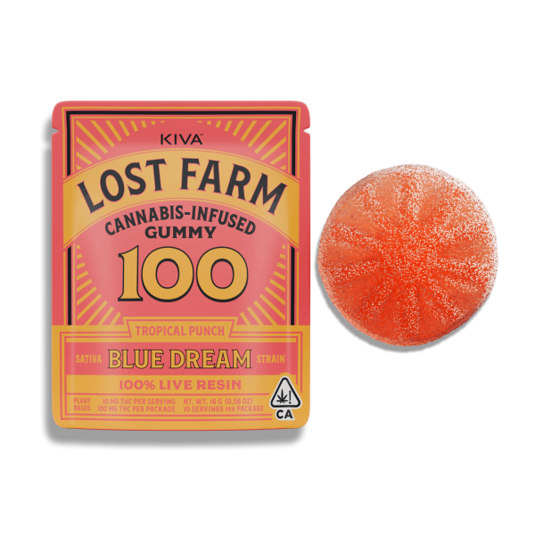 Lost Farm - Tropical Punch x Blue Dream - Live Resin - 1pk - (S)100mg - Image 2