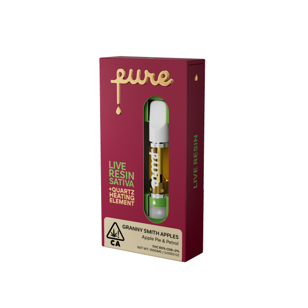 Pure - Cart - Live Resin - Granny Smith Apple - (S) 1g - Image 2