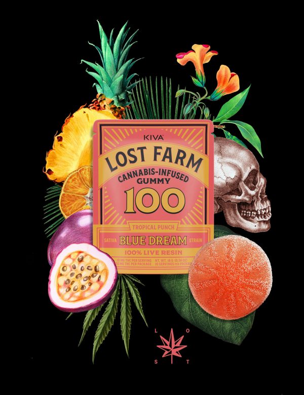 Lost Farm - Tropical Punch x Blue Dream - Live Resin - 1pk - (S)100mg