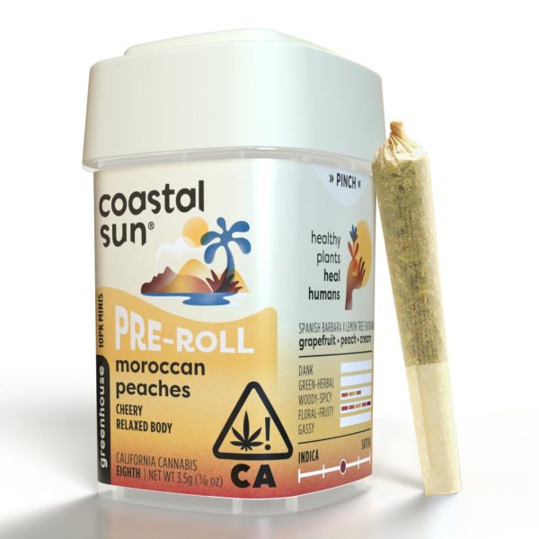 Coastal Sun - Greenhouse - Moroccan Peaches (H) 3.5g