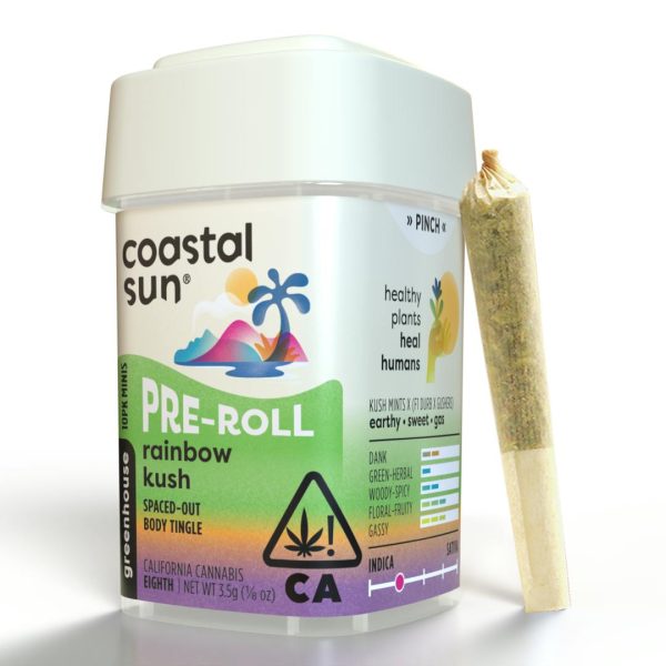 Coastal Sun - Pre-roll - Rainbow Kush - 10pk - (I) 3.5g