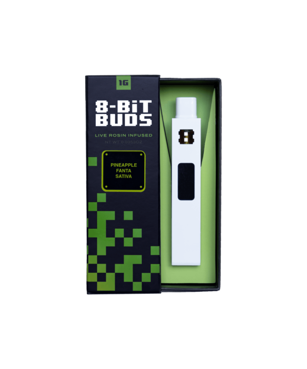 8-Bit Buds - Rosin Infused - Pineapple Fanta - Disposable - (S) 1G