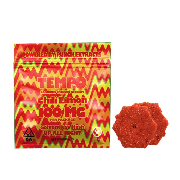 Tempo - Solventless Hash Chili Limon Cracker 2-Pack - 100mg - Image 2
