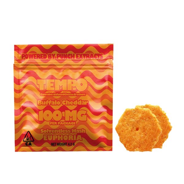 Tempo - Solventless Hash -  Buffalo Chadder Cracker 2-Pack - 100mg - Image 2