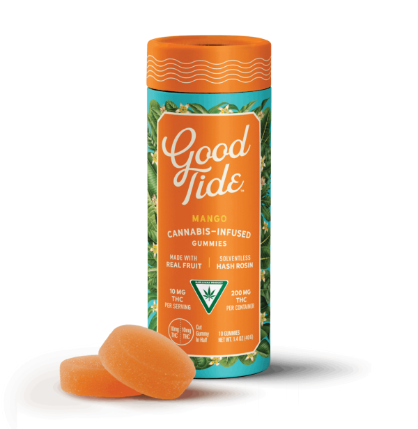 Wyld - Good Tide - Passion Fruit Gummies - THC:CBD:CBN - 1:1:1 - 10 Pack