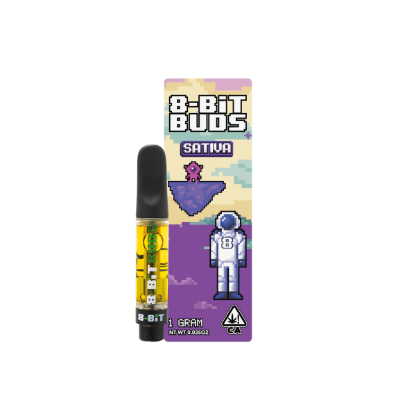 8-Bit Buds - SUPER SOUR DIESEL - Rosin Infused Disposable - (S) 1g