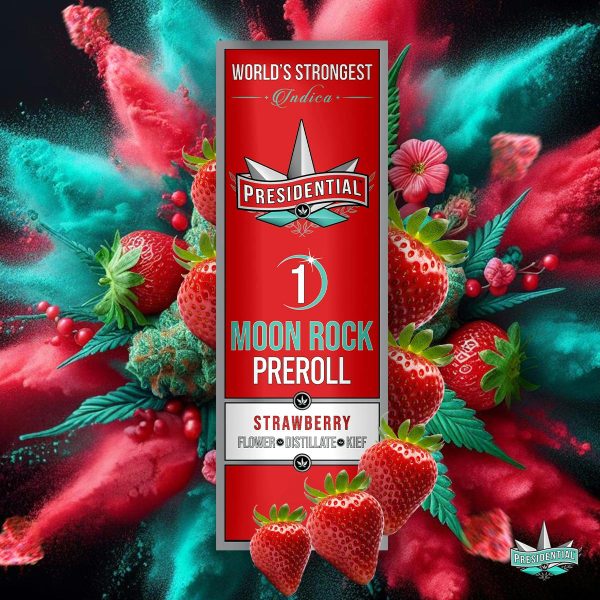 Presidential - Moon Rock Preroll - Strawberry (I) 1g