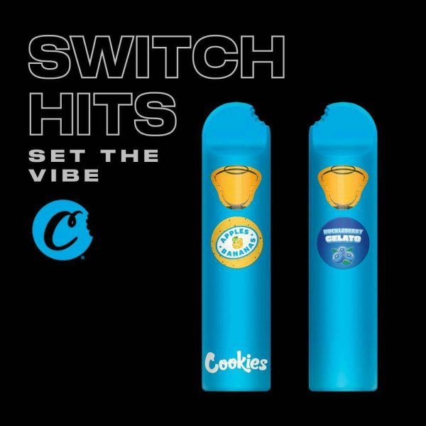 Cookies - Dual Chamber Vape - All in One - Apples & Bananas / Huckleberry Gelato - (S-I)1G