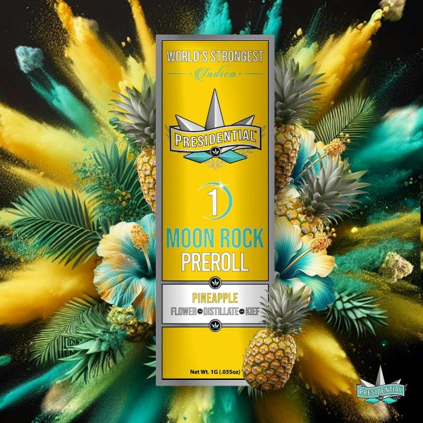 Presidential- Moon Rock - Preroll - Pineapple - (I) 1g