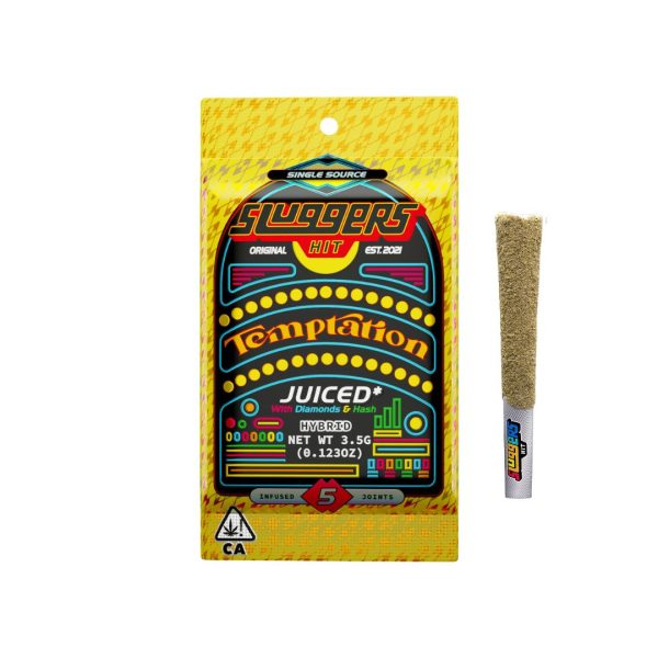 Sluggers - infused PreRoll 5pk - Temptation (H) 3.5g - Image 5