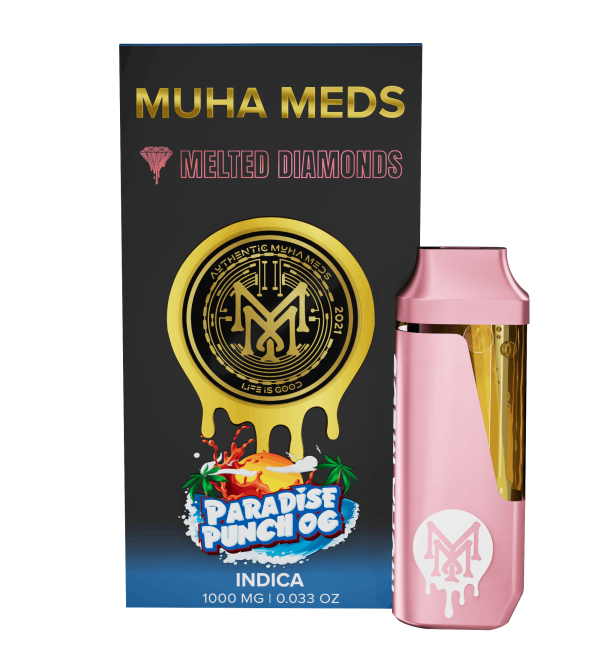 Muha Meds - MELTED DIAMONDS- PARADISE PUNCH OG - ALL IN ONE - (I) 1G ​
