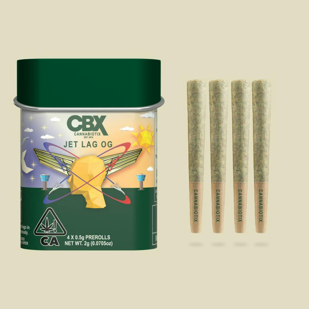 CBX - Jet Lag OG - PreRoll - 4pk - (I) 2g