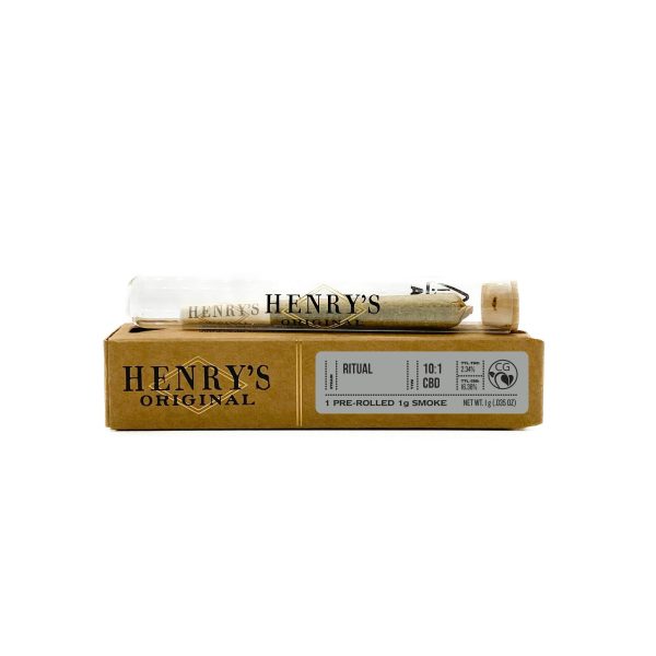 Henry's - Preroll - Ritual - 10:1 CBD:THC - 1g