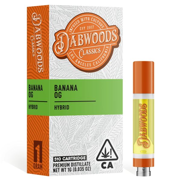 DABWOODS - CARTS - BANANA OG (H)1g