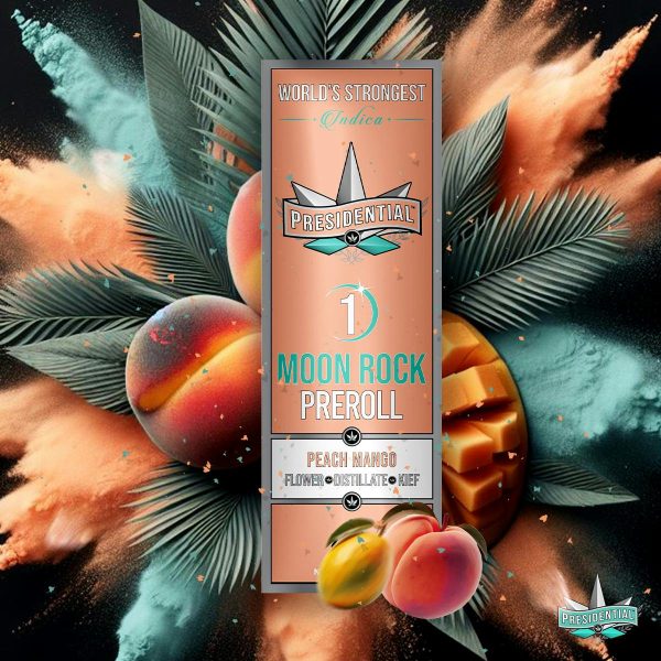 Presidential - Moon Rock Preroll - Peach Mango (I) 1g