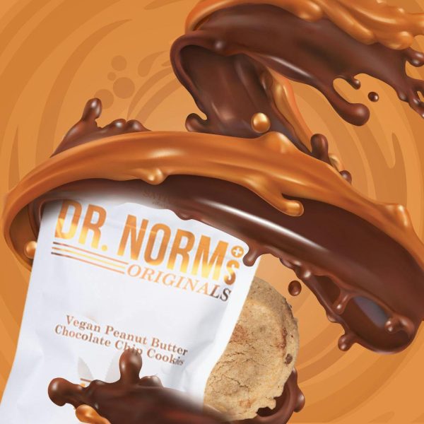 DR. Norms - Vegan - Peanut Butter Chocolate Chip - 10mg Cookies - (S) 100mg - Image 2
