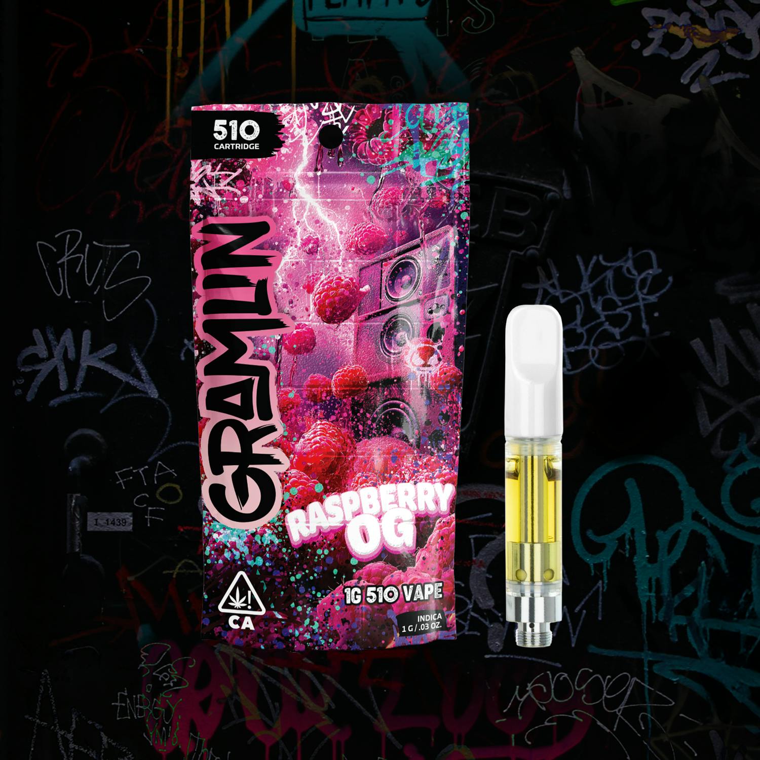 Gramlin - Raspberry OG - Vape - (I) 1g