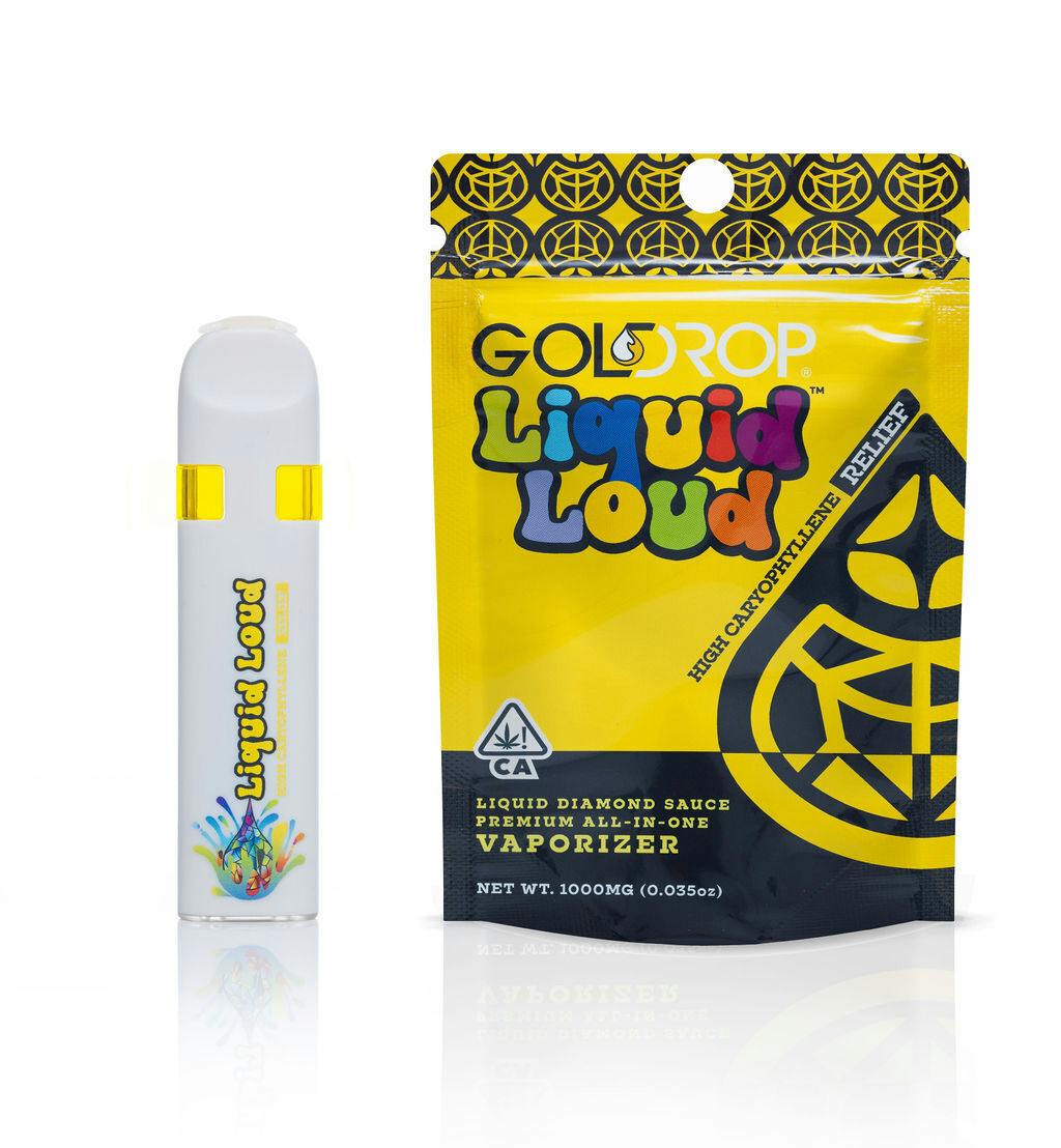 Goldrop - Gummy Worms - AIO - Liquid Loud Diamond Sauce - Caryophyllene - Relief (I) 1.5G