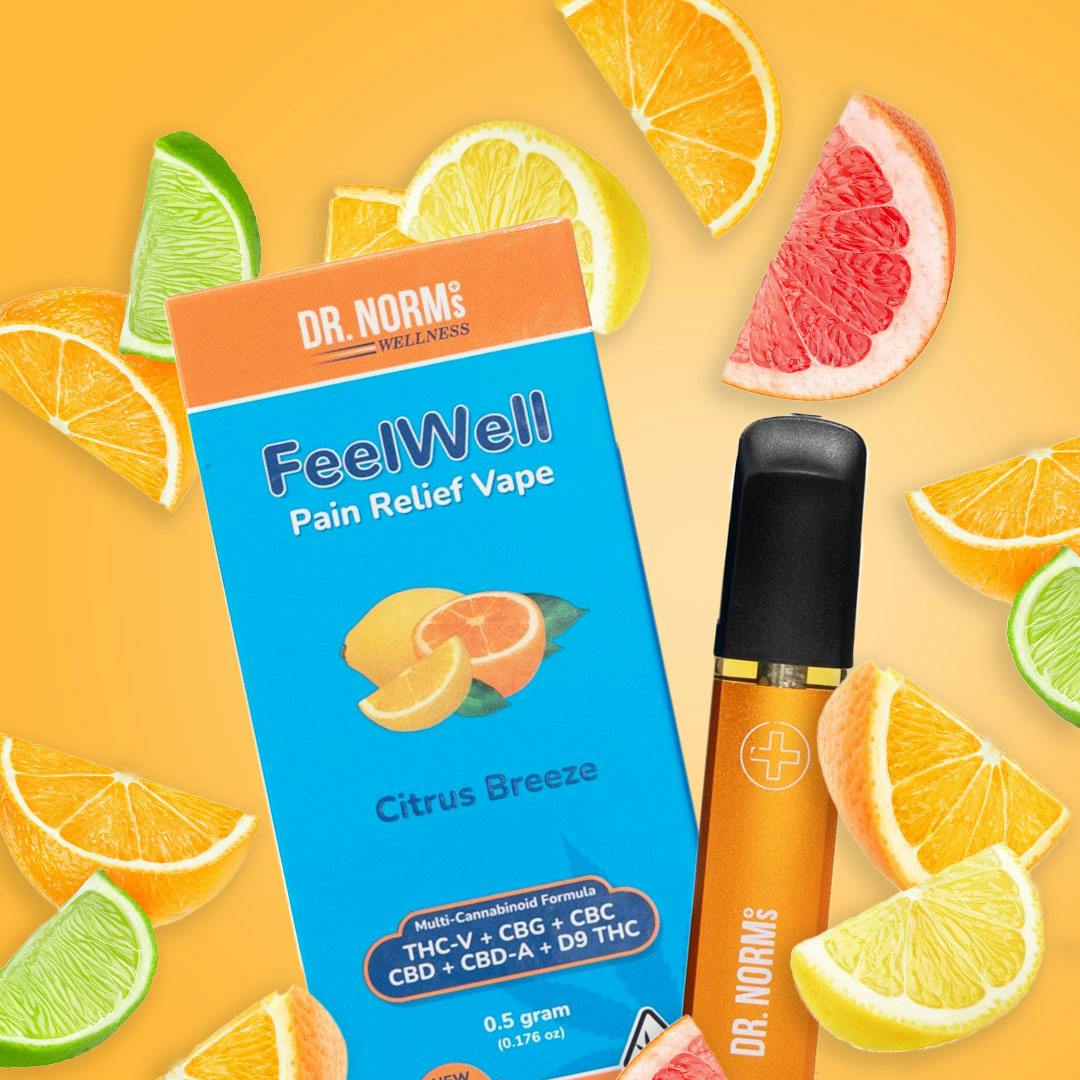 Dr. Norms - Pain Relief - Citrus Breeze - AIO - (THCV/CBG/CBC/CBD/CBDA) - 0.5g